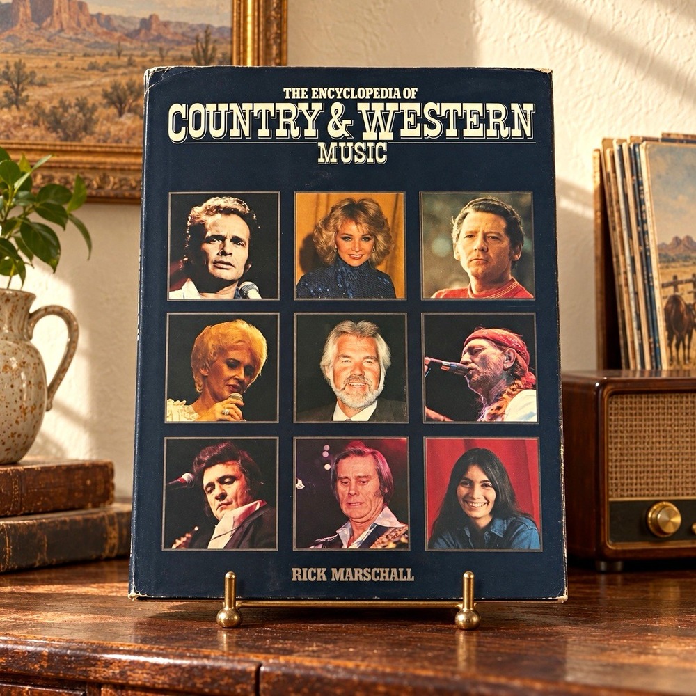 Encyclopedia of Country & Western Music 1985 Hardcover DJ Rick Marschall Vintage